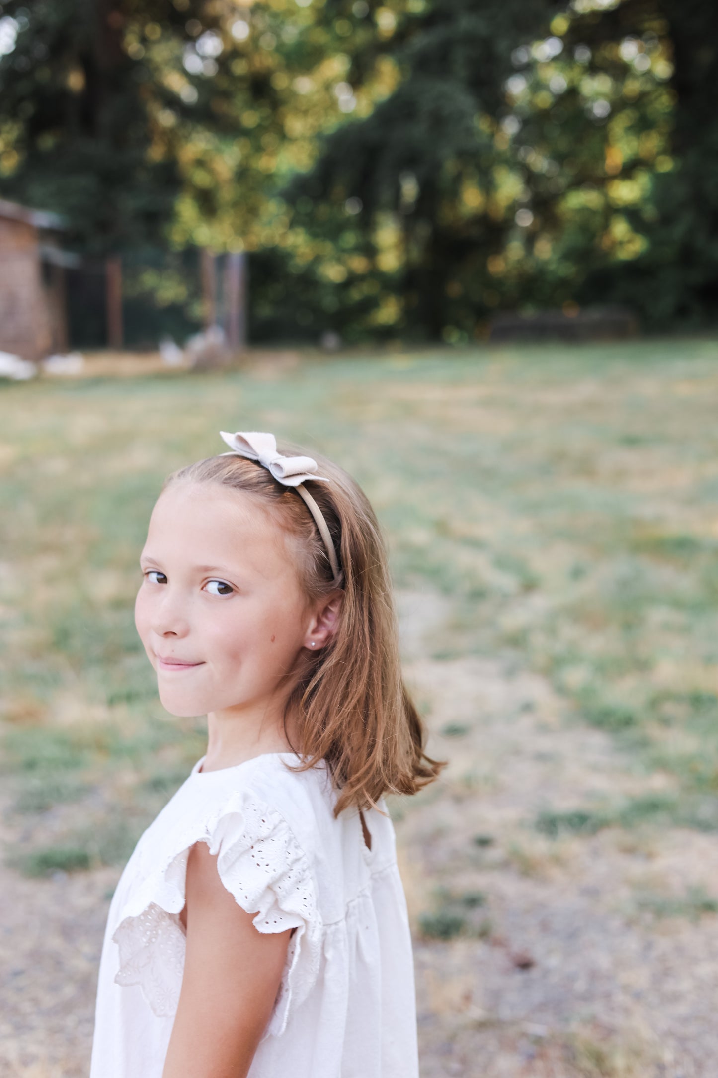Neutral Headband Bow