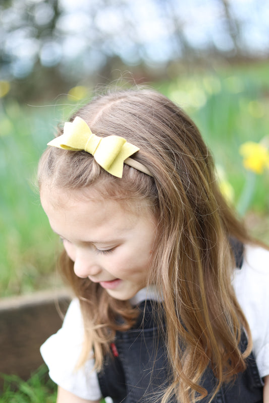 Spring Headband Bow