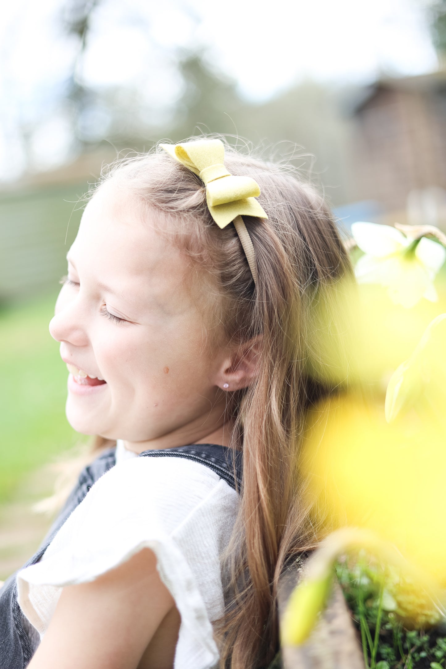 Spring Headband Bow
