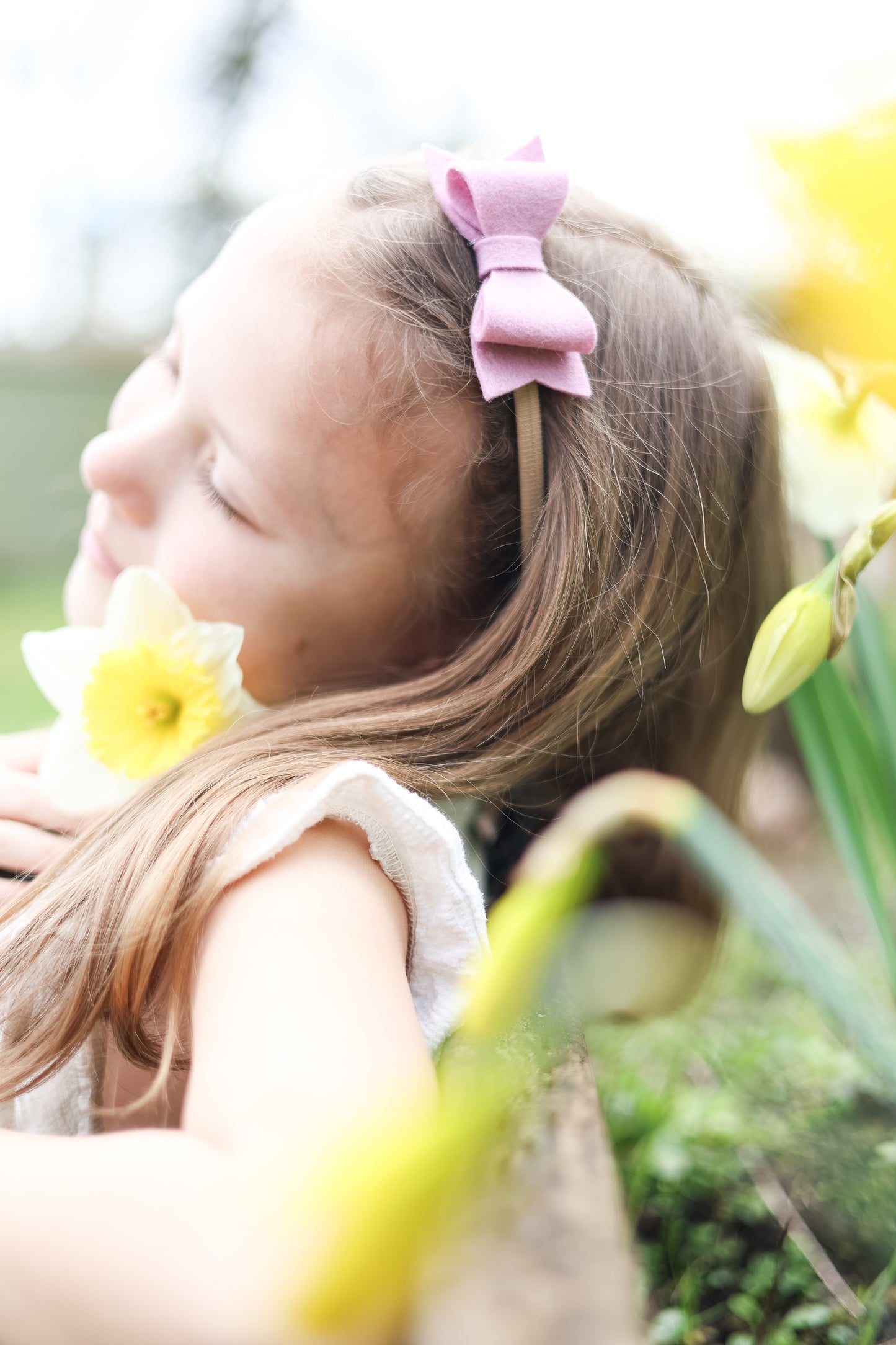 Spring Headband Bow